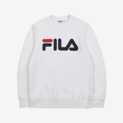 Fila Linear Logo One-on-one - Naisten Hoodie - Valkoinen | FI-31457